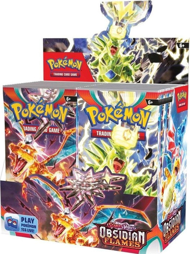 Cartas Pokemon Tcg S & V Obsidian Flames Booster Box 36u