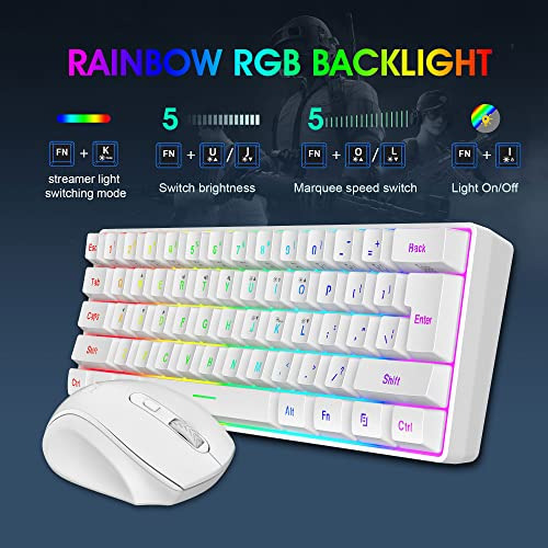 Snpurdiri 2.4g Wireless Gaming Keyboard And Mouse Combo, Inc
