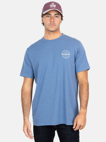 Polera Mc Colorado Azul Hombre Maui And Sons