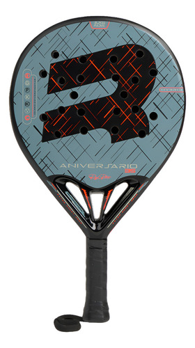 Paleta Padel Royal Aniversario 35 Hybrid + - Olivos Color Gris/rojo
