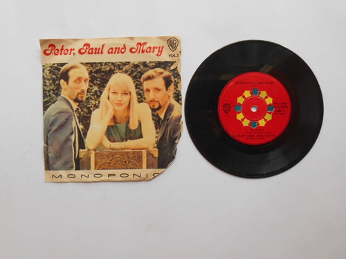 Disco Vinilo Peter Paul & Mary  Vol 2 Edicion Colombia 1965