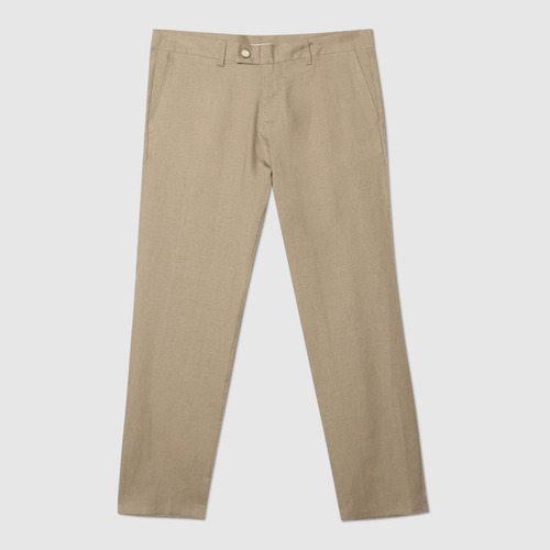 Pantalon Hombre Patprimo Chino Café Lino 44071065-78178