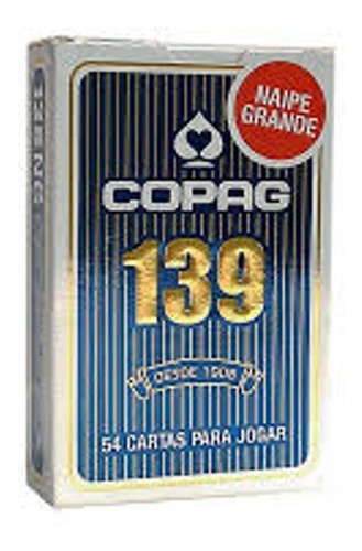 Imagem 2 de 7 de 6 Baralho Copag 139 Naipe Grande Original Atacado Oferta.