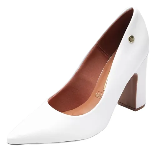 Sapato Scarpin Feminino Vizzano Salto Alto Bloco Grosso