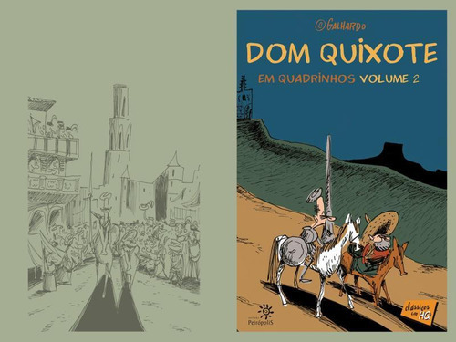 Dom Quixote Em Quadrinhos Vol. 2, De Cervantes, Miguel De. Editora Peiropolis, Capa Mole, Edição 1ª Edição - 2013 Em Português