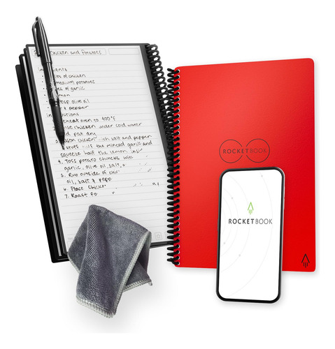 Cuaderno Reutilizable Inteligente Rocketbook Forrado