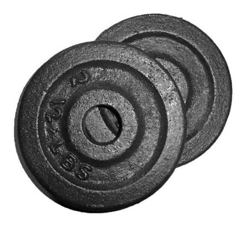 Set Kit Pesas 2 Barras Mancuerna-8 Discos-38 Libras Gym Grad