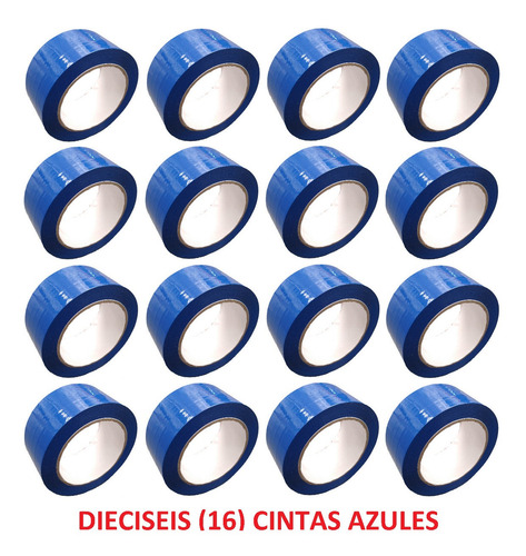 E Cinta Azul Adhesiva X 16 Unidades