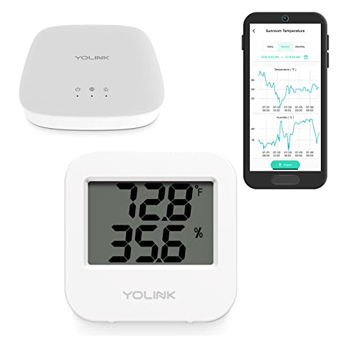 Sensor De Temperatura/humedad Inteligente Inalámbrico ...