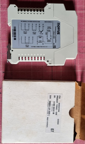 Transmissor Temperatura Novus Txrail Usb 4-20 Ma / 0-10vcc