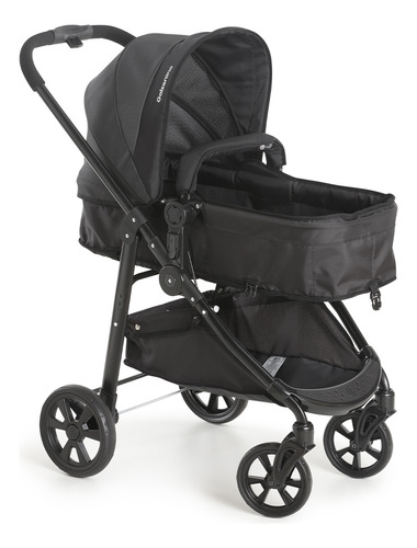 Carrinho De Bebê Olympus Até 15 Kg Preto Galzerano