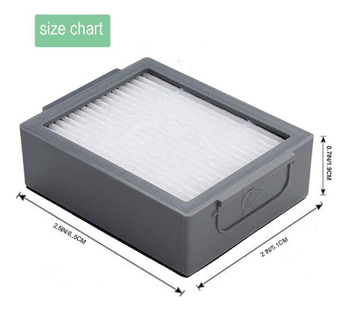 Piezas De Recambio: Filtros Hepa Para Irobot Roomba I3 I7 E5