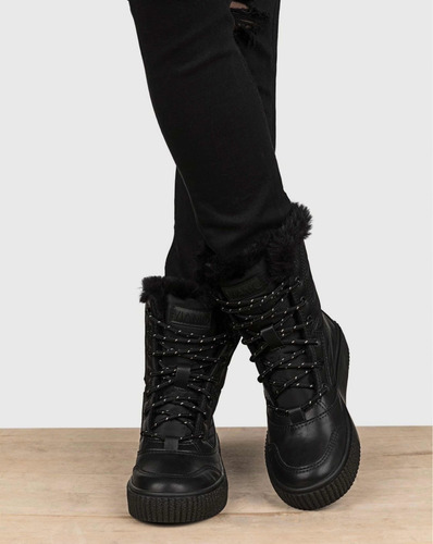 Imagen 2 de 5 de Botas Borcegos Pantubotas Cuero Mujer Viamo Fami