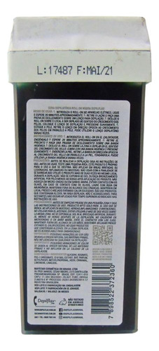 Cera Depilatória Depilflax Roll-on Negra 100g