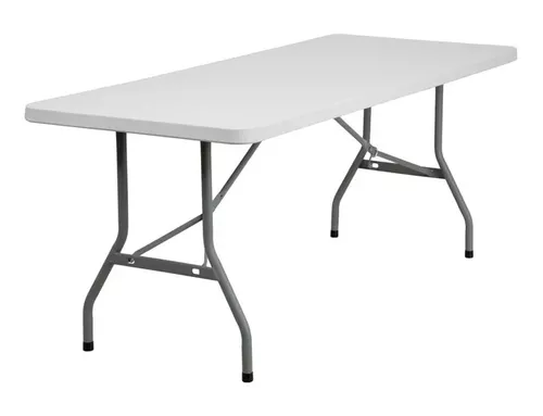 Mesa De Camping 1.80 Plegable Valija De Plástico