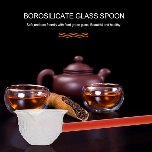 Cucharilla De Vidrio De Estilo Japonés Con Mango Largo Home
