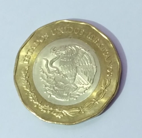 Moneda 20 Pesos Conmemorativa Bicentenario De Independencia