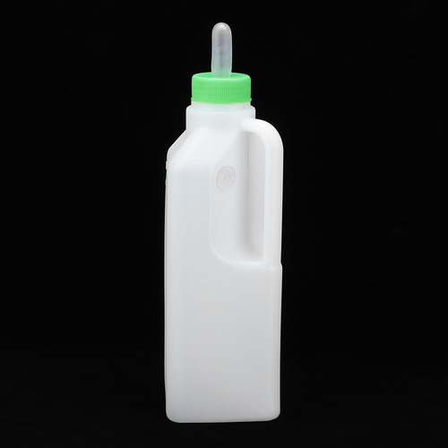 Botella De Plástico Para Terneros De 850 Ml, Blanca, Para Al