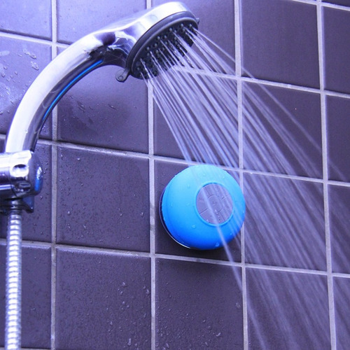 Parlante Bluetooth Recargable Para La Ducha Resistente Agua!