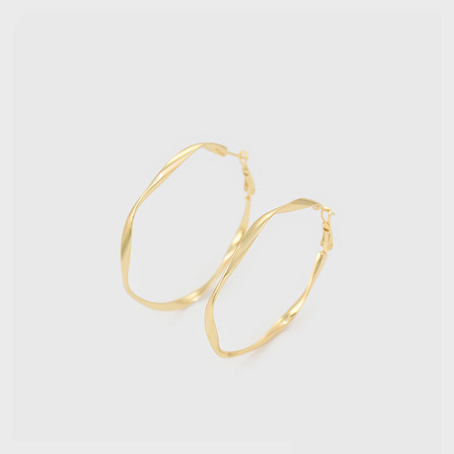 Modernas Arracadas Para Dama Torsal Ligeras Oro 14k Lam