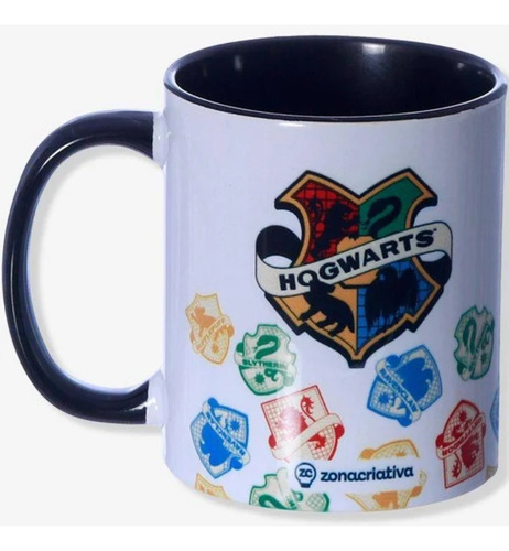 Caneca Pop 350ml Zona Criativa Cor HOGWARTS Coração