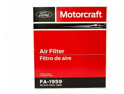 Filtro De Aire Original Ford Ecosport 2.0l 2013-2017