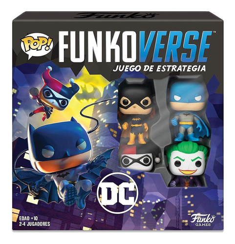 Funkoverse Dc Comics 4 Figuras Juego De Estrategia Ingles 