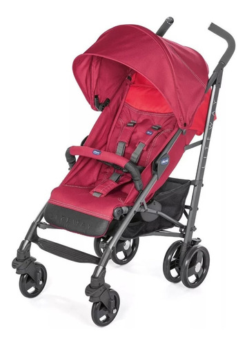 Carriola Bebe Chicco Liteway 3  Rojo Reclinable Impermeable 