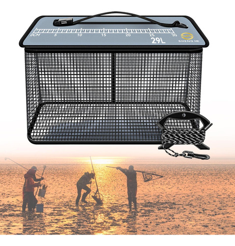 Cesta De Pesca Jaula Para Peces Jaula De 29 Litros