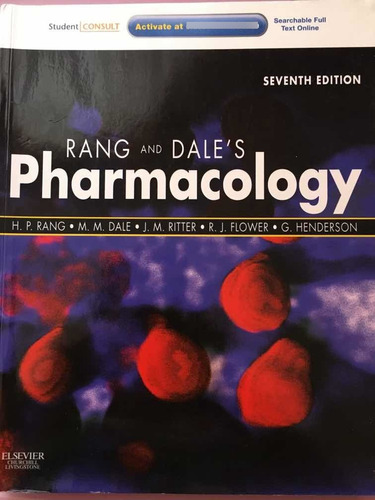 Pharmacology Rang And Dale 7 Edición (inglés)