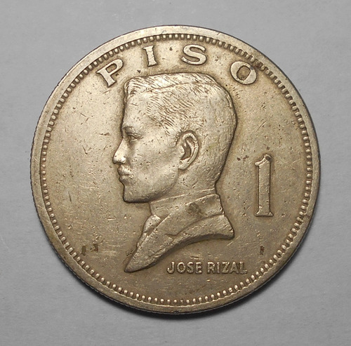 Filipinas Moneda De 1 Piso 1972 - Jose Rizal - Km#203