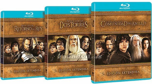 Trilogía El Señor De Los Anillos Extendida 6 Blu-ray