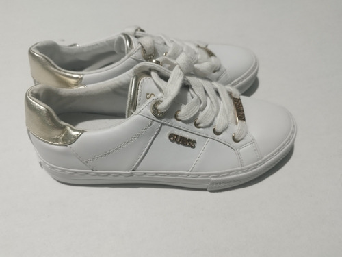 Tenis Guess De Dama #2.5 Mex Blanco 