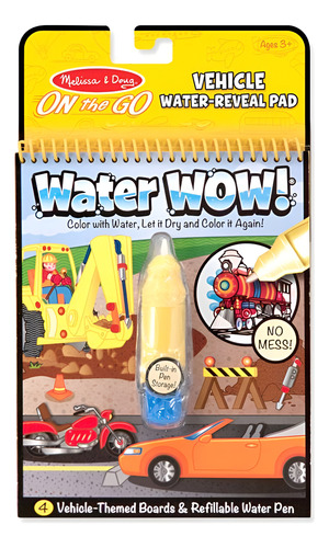 2 Libros Water Wow Pinta Con Agua Juego Didactico M&d