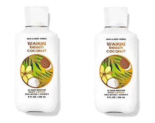 Body Works Waikiki Beach Coconut, Paquete De 2 Unidades