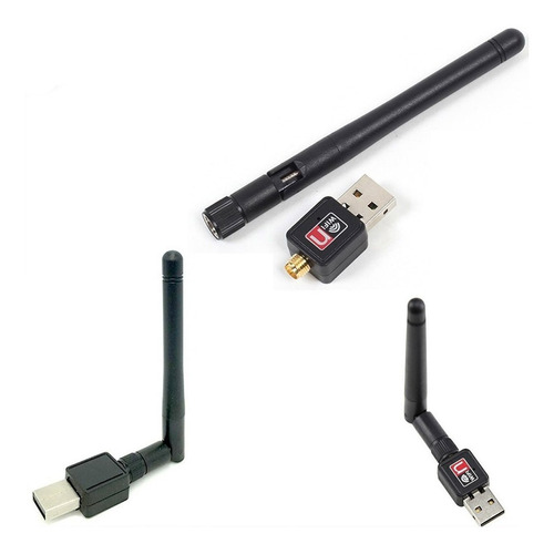 Imagen 7 de 9 de Antena Wifi Adaptador Usb 2.0 Wifi 802.11n Placa Red Wi Fi