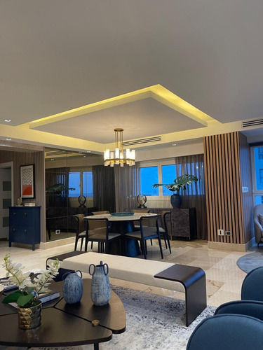 Apartamento Amueblado En Alquiler Av. Anacaona De 3 Habitaciones Piso Alto