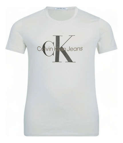 Polera De Hombre Beige Calvin Klein