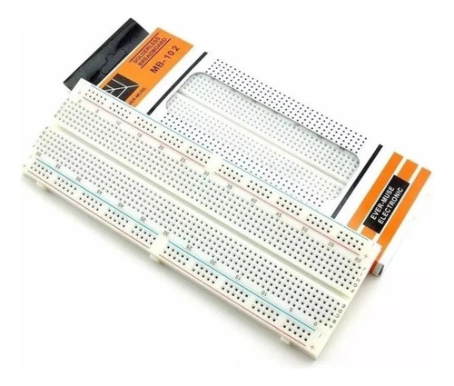 El Kit Protoboard 830 Puntos Con 120 Jumpers H-h H-m M-m