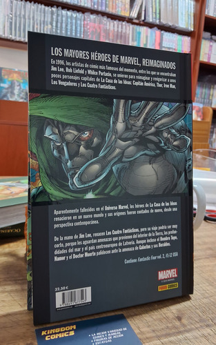 Los 4 Fantasticos: Heroes Reborn. Por Jim Lee. Ed. Panini.