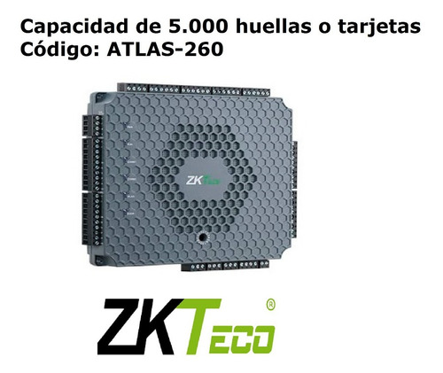 Panel Controladora 2 Accesos Tarjeta Huella Poe Zkteco
