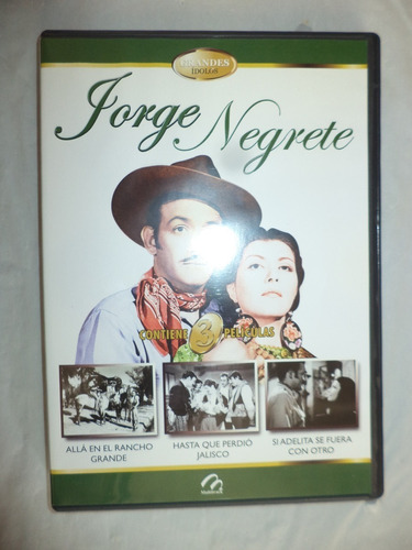 3 Películas (en 1 Dvd) Protagonizadas Por Jorge Negrete