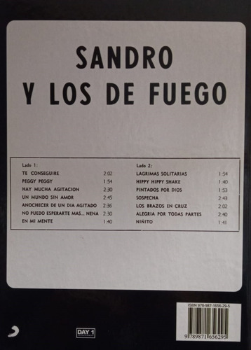 Sandro Sandro Y Los De Fuego Cd Nuevo Sellado Musicovinyl