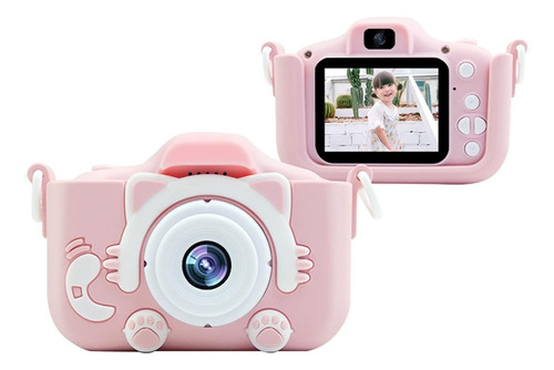 Camera Digital Infantil Fotos Voz Com Capa Anti Queda Jogos