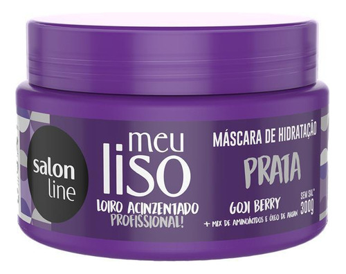 Salon Line Meu Liso Máscara Prata 300ml