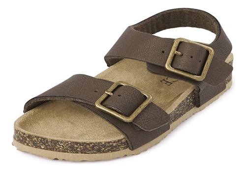 The Children's Place Baby Boys Sandalias Zapatilla, Marrón, 