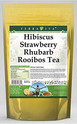 Hibiscus Strawberry Rhubarb Rooibos Tea (50 Bolsas De Té, Zi