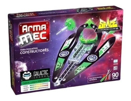 Mecano Armamec Nave Espacial Interceptor 90 Pzs - Daleplay