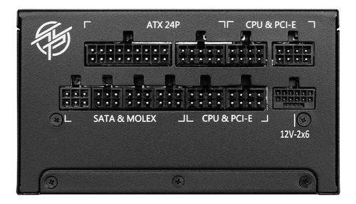 Fuente Msi 1000w 80plus Gold Mpg Pcie5 Color Negro