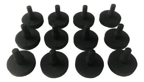 Deeoruy Paquete De 12 Pedales De Interruptor De Sillicona, T